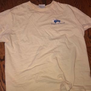 Simply southern yellow shirt
